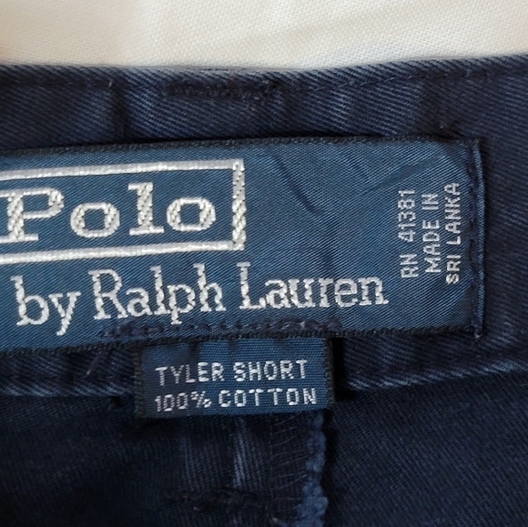 Ralph Lauren Tyler Vintage Pleated Shorts Pony all Over Design Size 32 - Picture 4 of 5